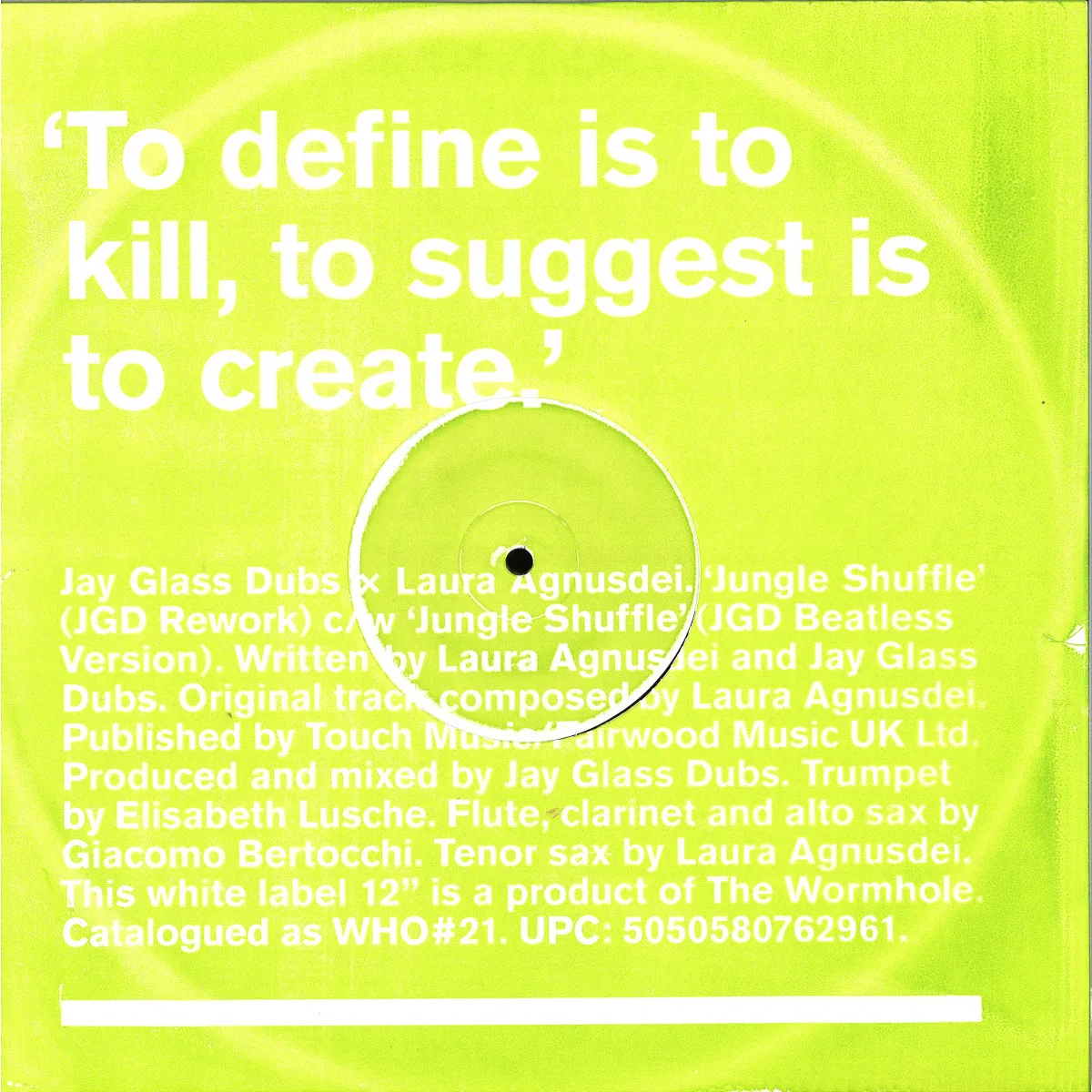 Jay Glass Dubs&Laura Agnusdei — Jungle Shuffle