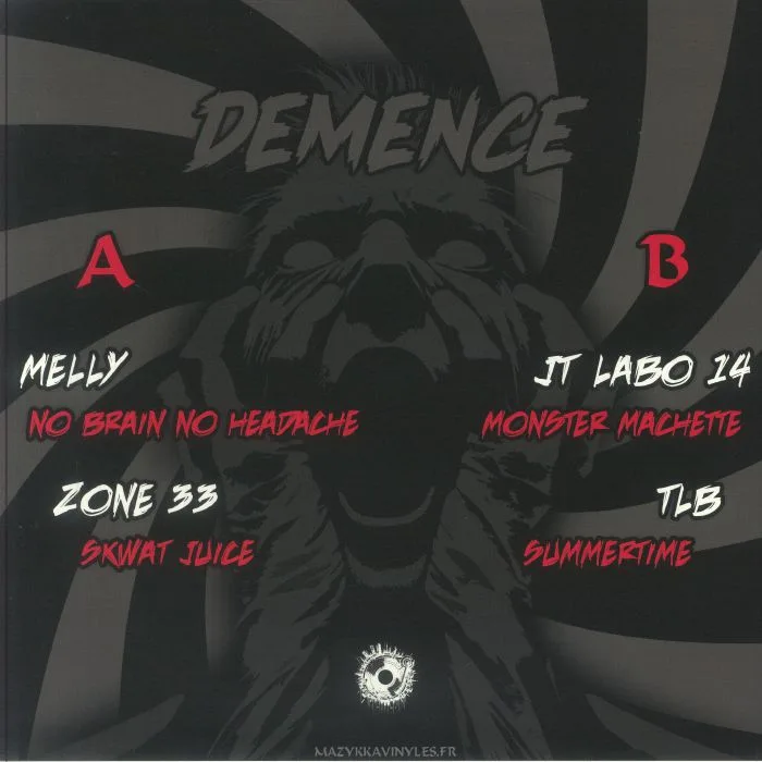 Back cover — MELLY / ZONE 33 / JT LABO 14 / TLB — No Brain No Headache