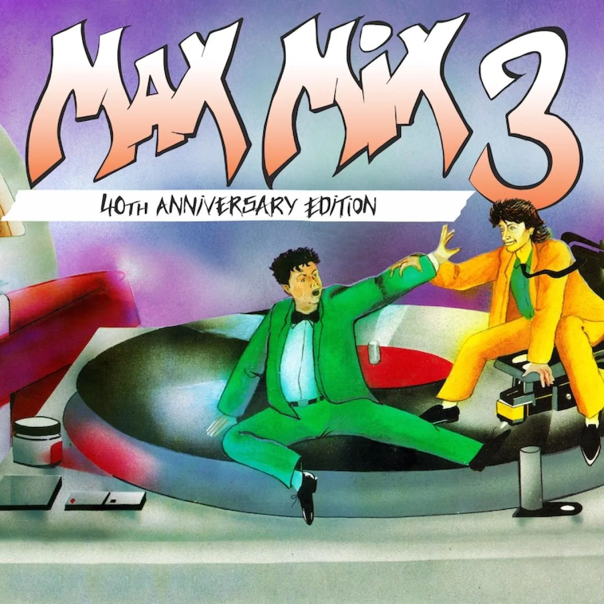 Лицевая сторона обложки — Various — MAX MIX 3 40TH ANNIVERSARY EDITION LP 3x12"