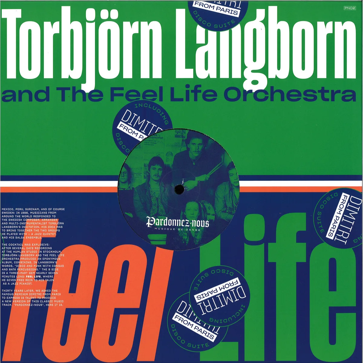 Torbjörn Langborn&The Feel Life Orchestra — FEEL LIFE (DIMITRI FROM PARIS REMIX)