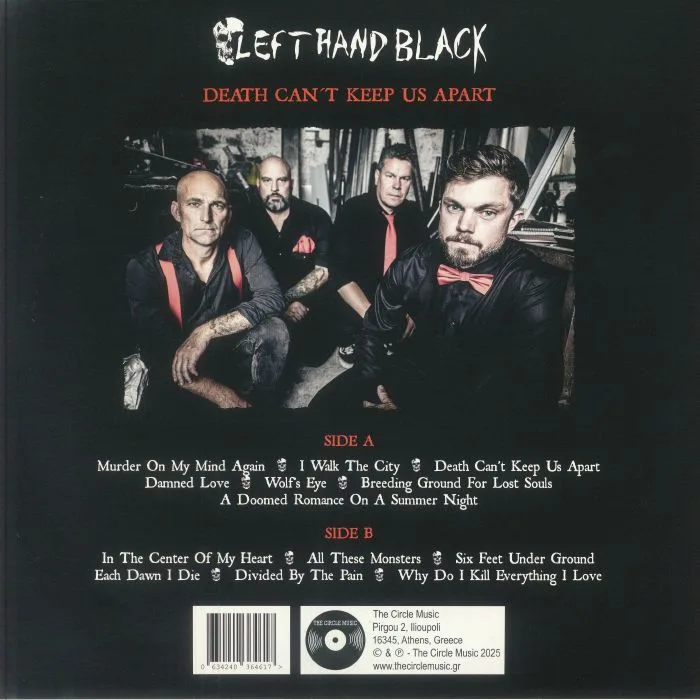 Обратная сторона обложки — LEFT HAND BLACK — Left Hand Black 3: Death Can't Keep Us Apart