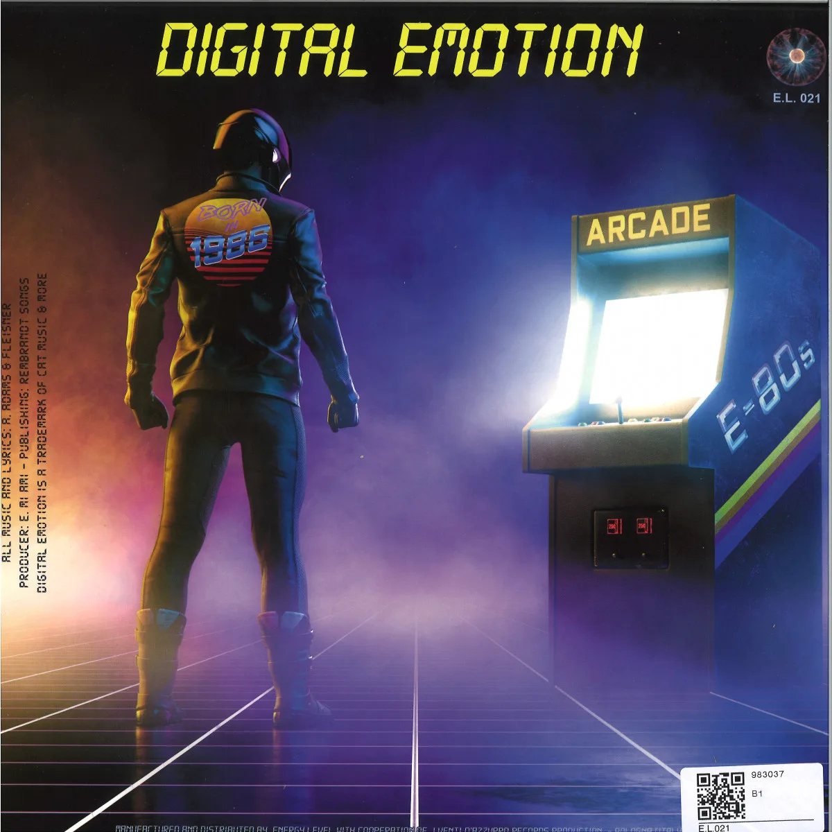 Back cover — Digital Emotion — Moving To The Top / Supernova EP
