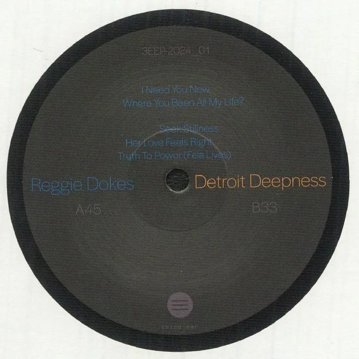 Лицевая сторона обложки — Reggie DOKES — Detroit Deepness EP