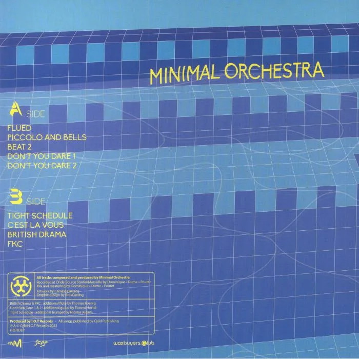 Обратная сторона обложки — MINIMAL ORCHESTRA — Lift Off