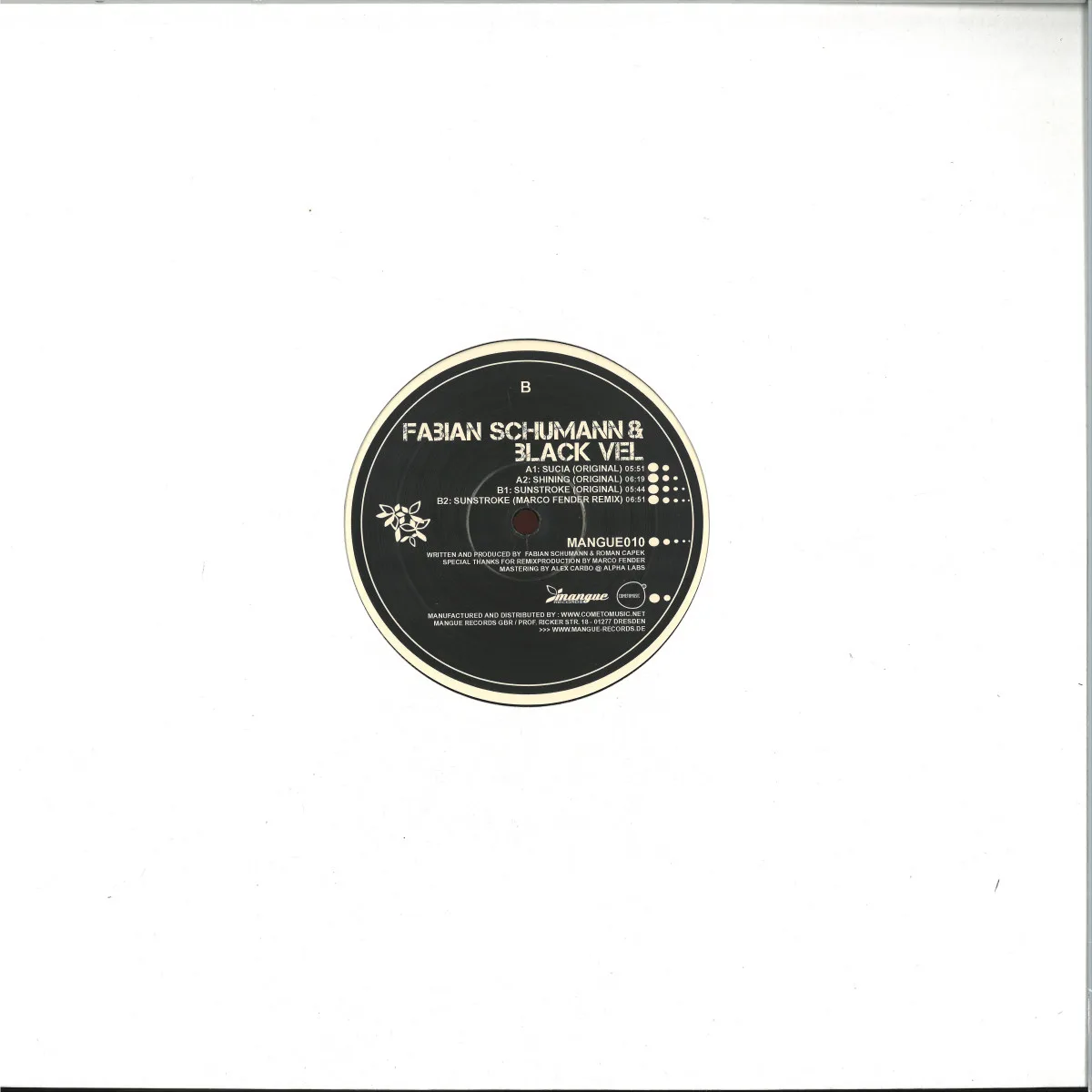 Back cover — Fabian Schumann&Black Vel — Sucia EP