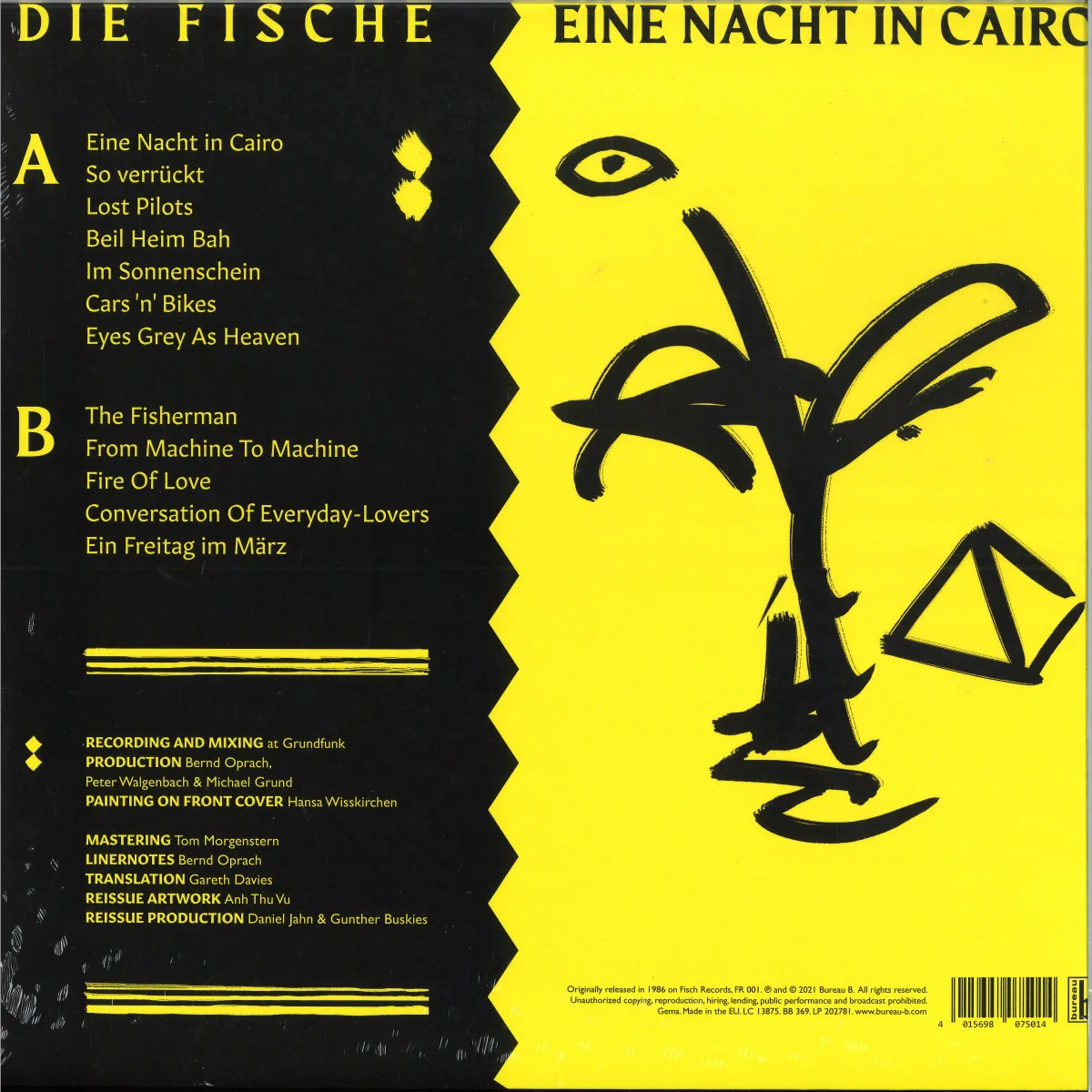 Back cover — Die Fische — EINE NACHT IN CAIRO