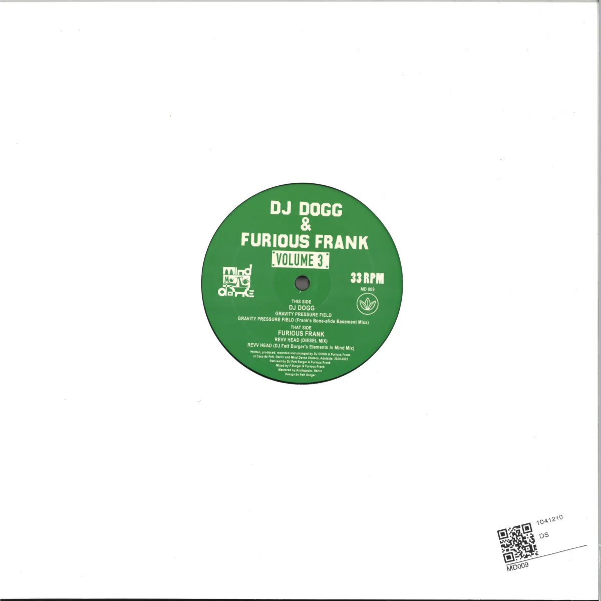 Обратная сторона обложки — Dj Dogg&Furious Frank — Volume 3