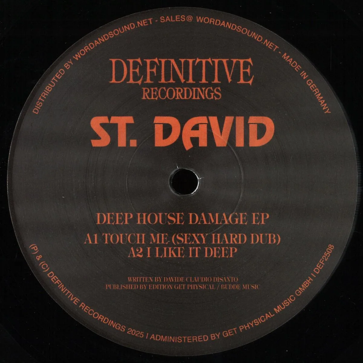 St. David — Deep House Damage EP