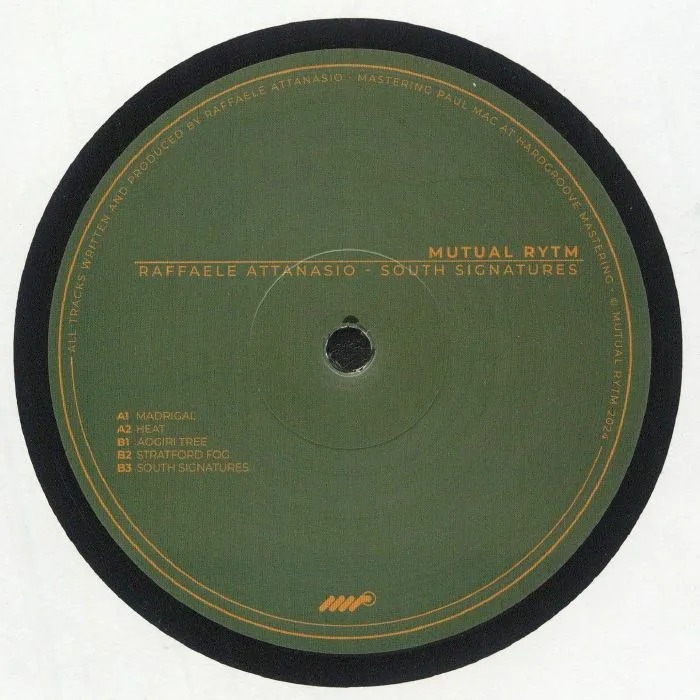 Лицевая сторона обложки — Raffaele ATTANASIO — South Signatures