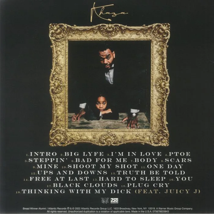 Back cover — Kevin GATES — Khaza