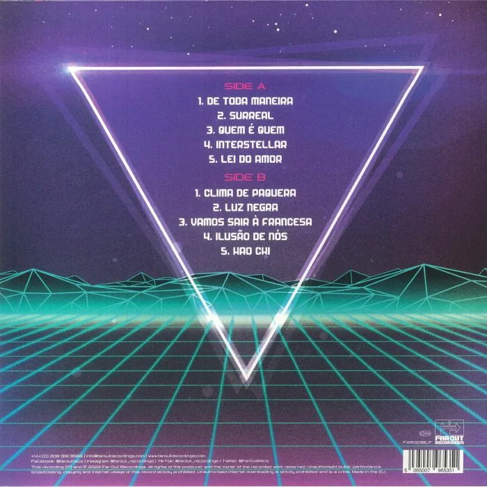 Back cover — Joao DONATO / DONATINHO — Sintetizamor (reissue) (Record Store Day RSD 2023)