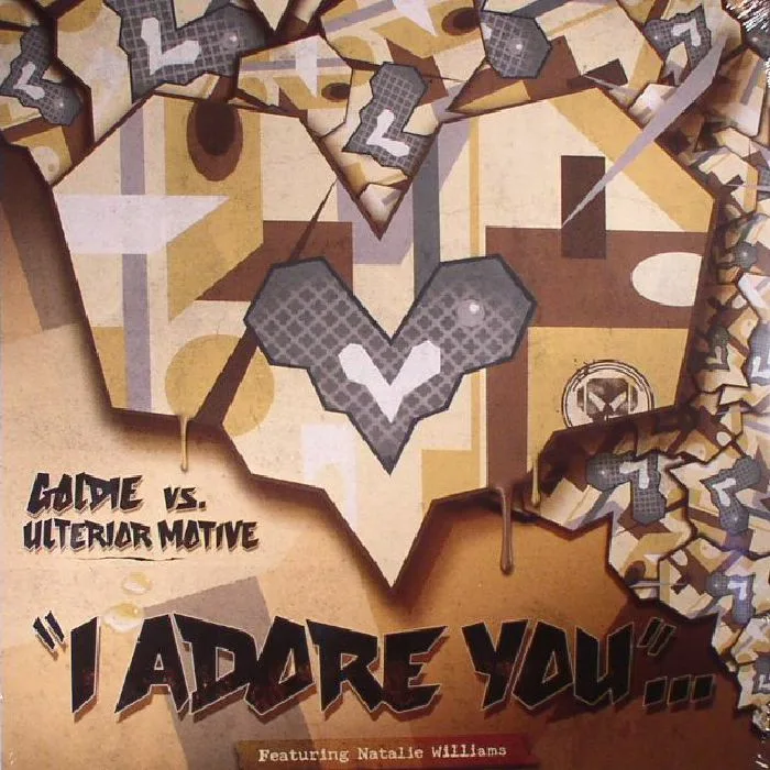Front cover — GOLDIE vs ULTERIOR MOTIVE — I Adore You (Record Store Day 2017)