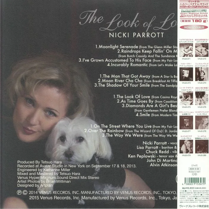 Back cover — Nicki PARROTT — Look Of Love (reissue)