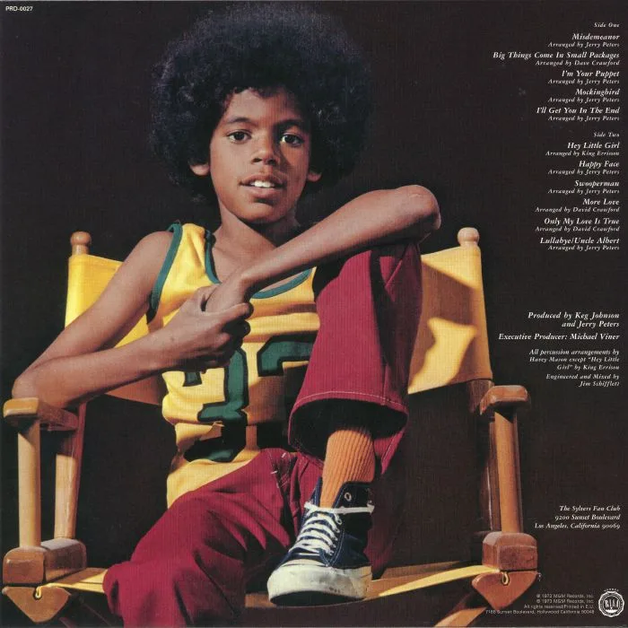 Back cover — Foster SYLVERS — Foster Sylvers (reissue)