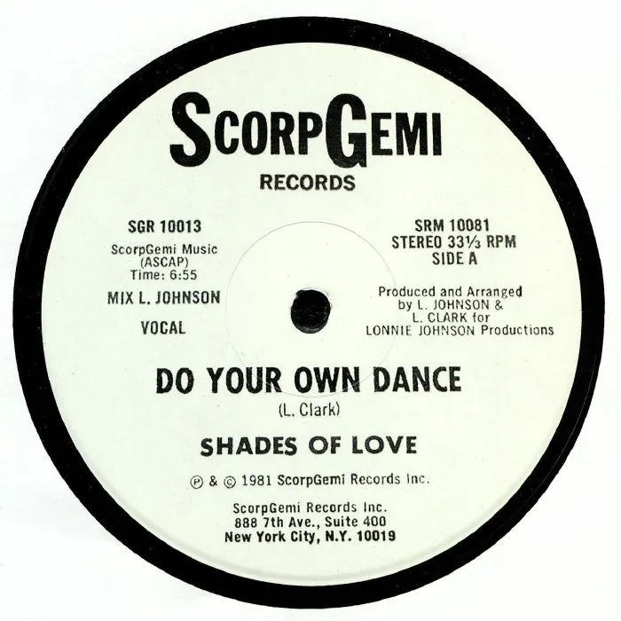 Лицевая сторона обложки — SHADES OF LOVE — Do Your Own Dance