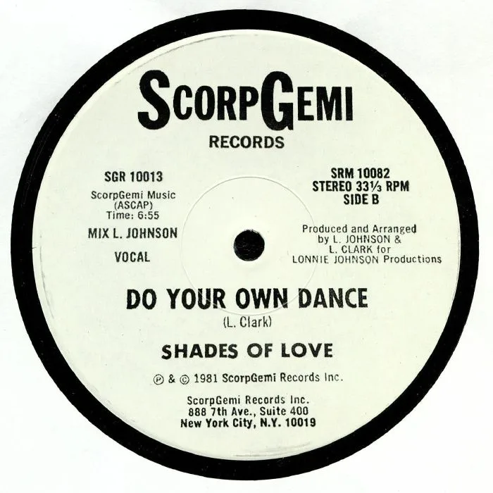 Обратная сторона обложки — SHADES OF LOVE — Do Your Own Dance