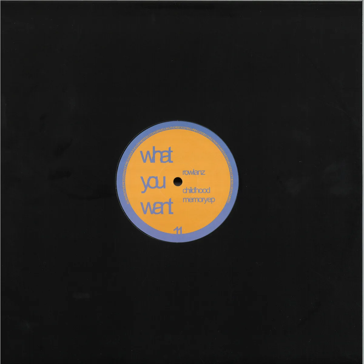 Back cover — Rowlanz — Childhood Memory EP