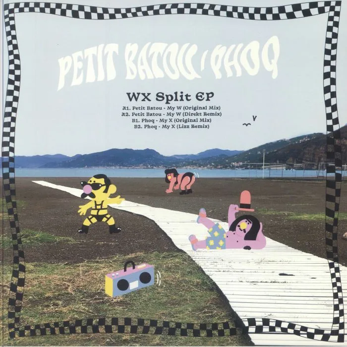 Лицевая сторона обложки — PETIT BATOU / PHOQ — WX Split EP