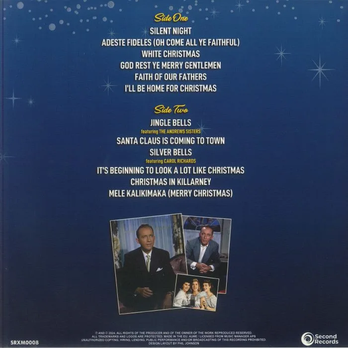 Back cover — Bing CROSBY — White Christmas (reissue)