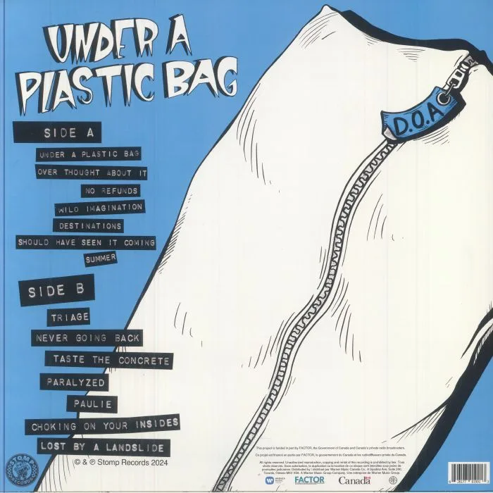 Back cover — REAL SICKIES — Under A Plastic Bag
