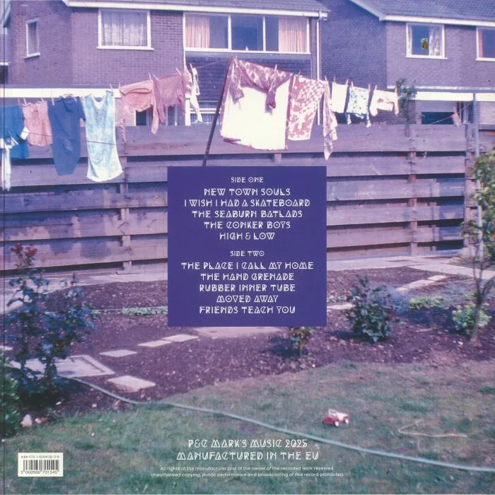 Обратная сторона обложки — Mark RAE — New Town Ghosts: Songs To Accompany The Novel By Mark Rae