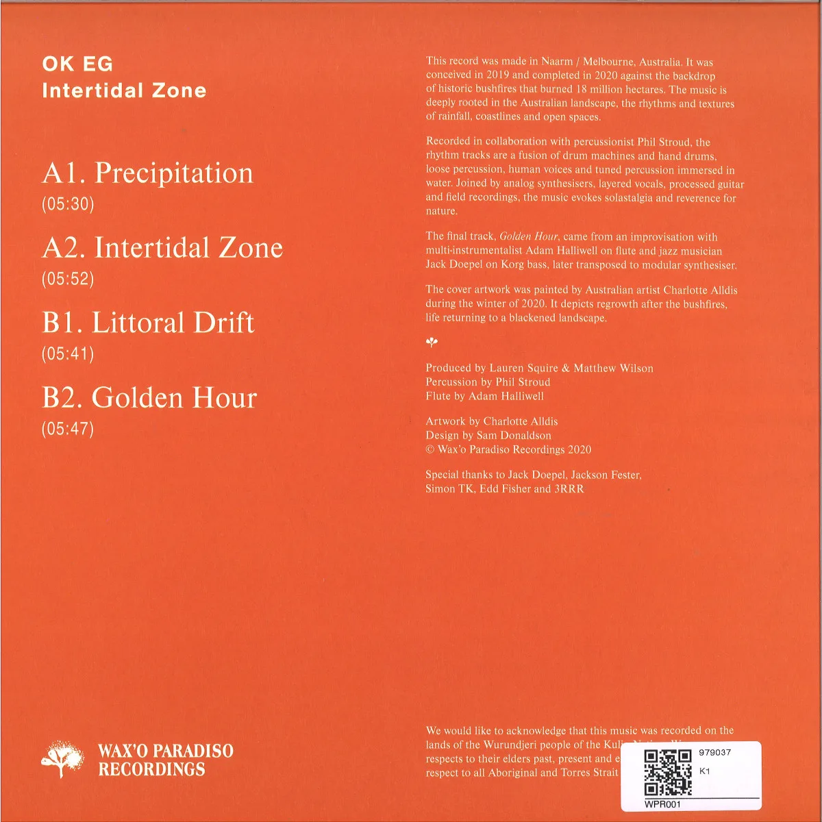Обратная сторона обложки — Ok Eg — Intertidal Zone