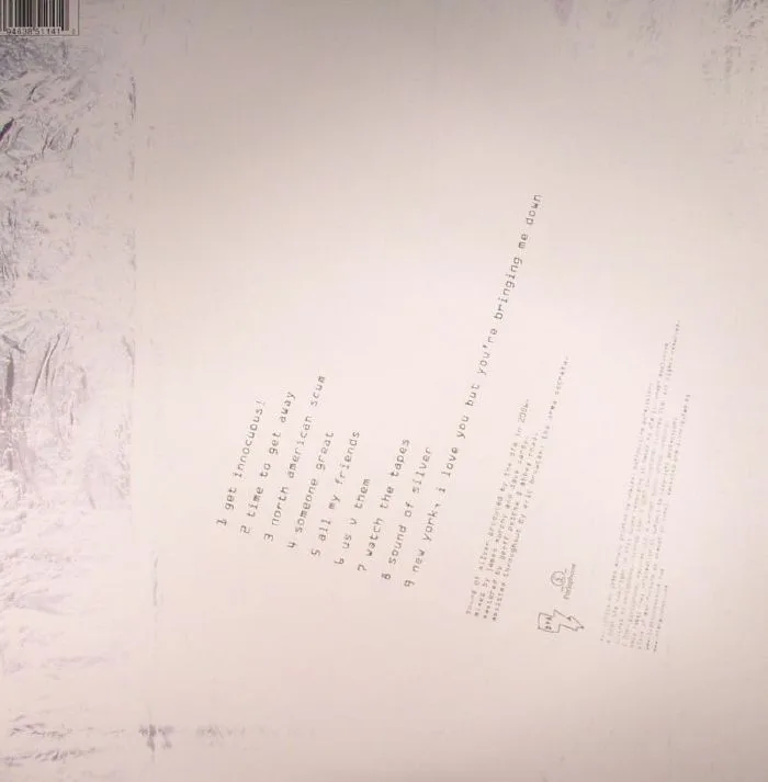 Back cover — LCD SOUNDSYSTEM — Sound Of Silver