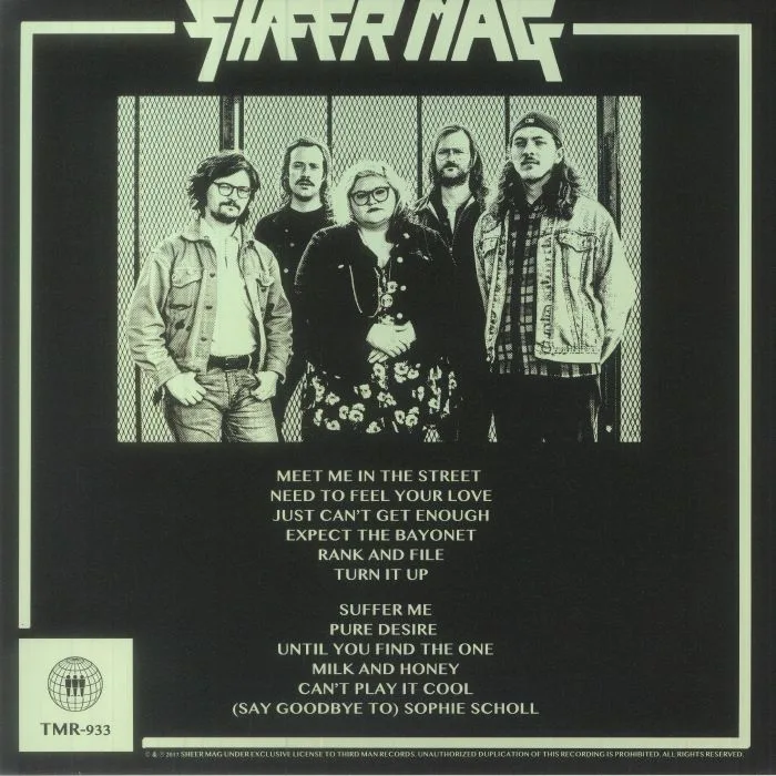 Back cover — SHEER MAG — Need To Feel Your Love