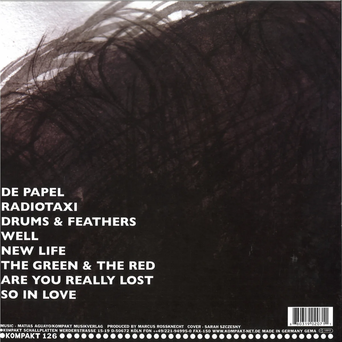Back cover — Matias Aguayo — Are You Really Lost 2x12"