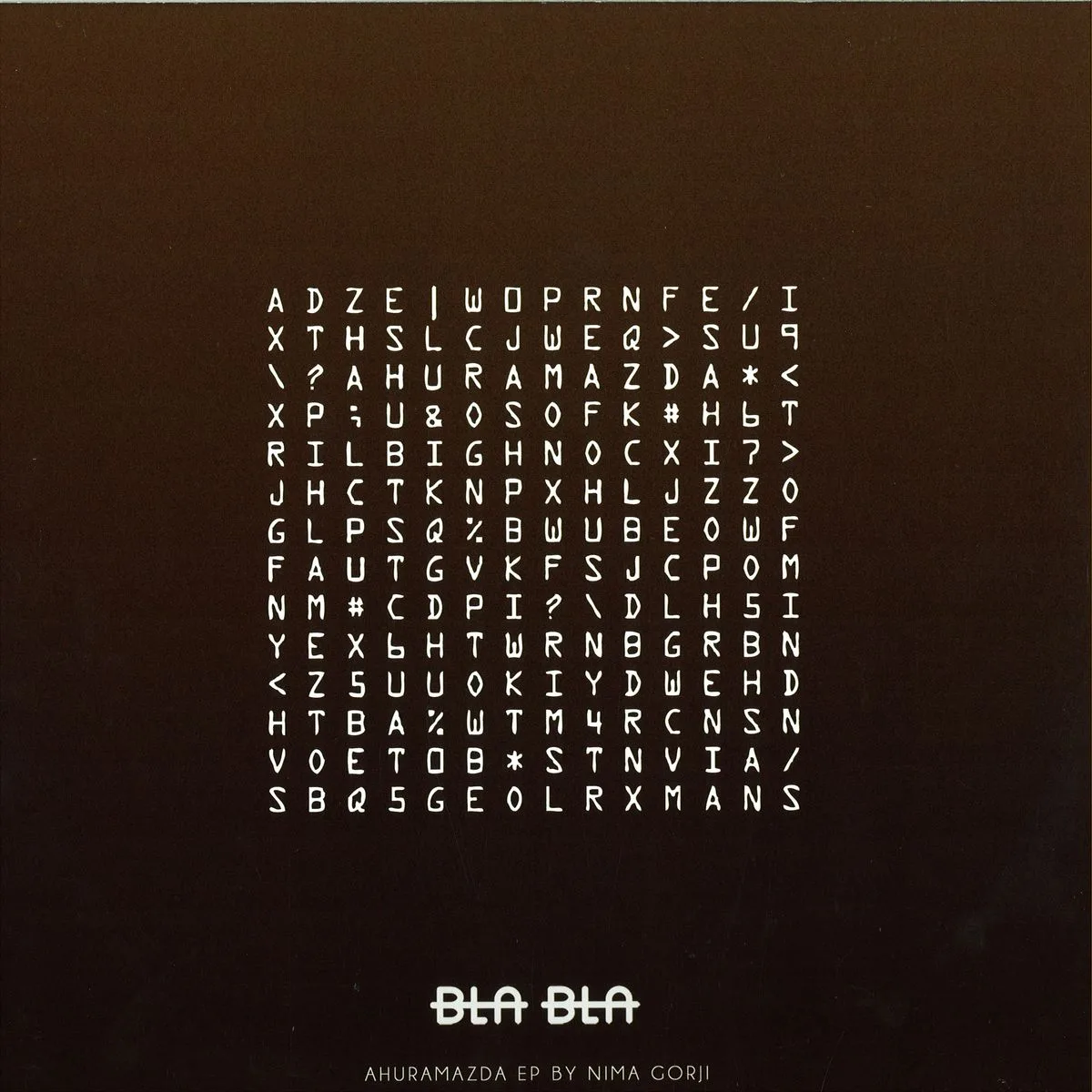 Лицевая сторона обложки — Nima Gorji — Ahuramazda Ep