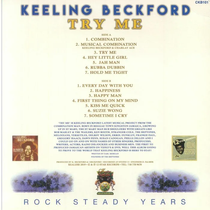 Back cover — Keeling BECKFORD — Try Me