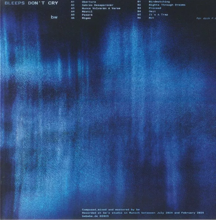 Back cover — BW — Bleeps Don't Cry