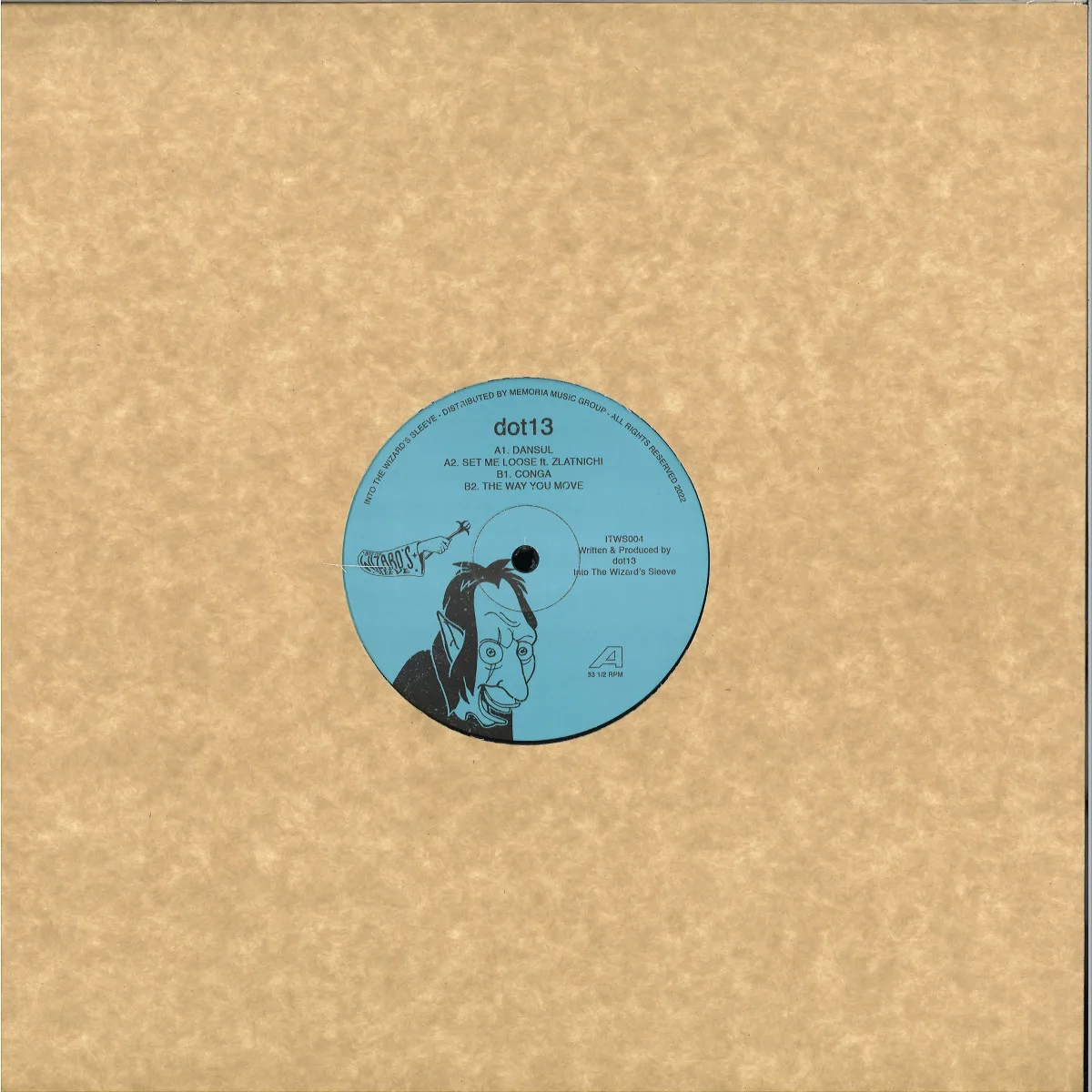 Обратная сторона обложки — Dot13 — The Way You Move EP