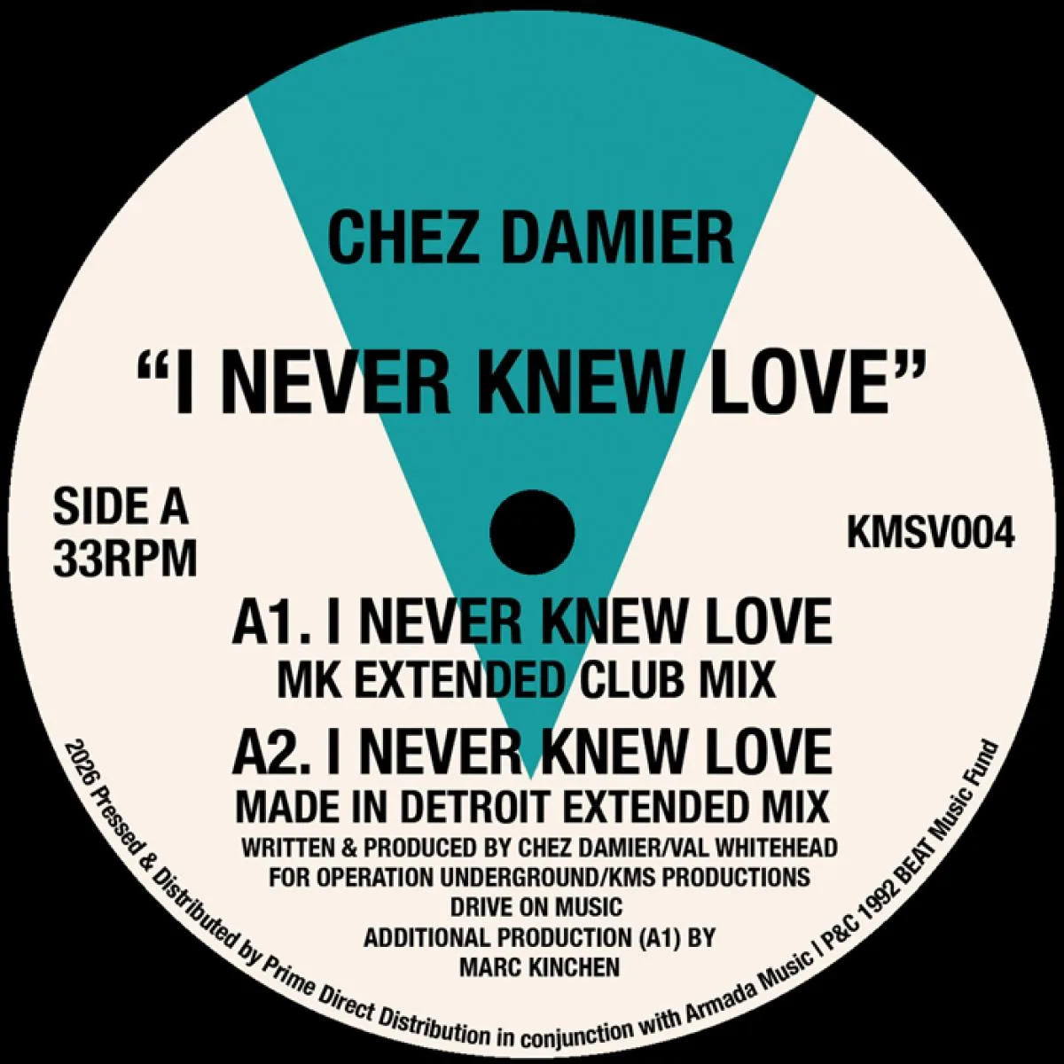 Back cover — Chez Damier — I Never Knew Love