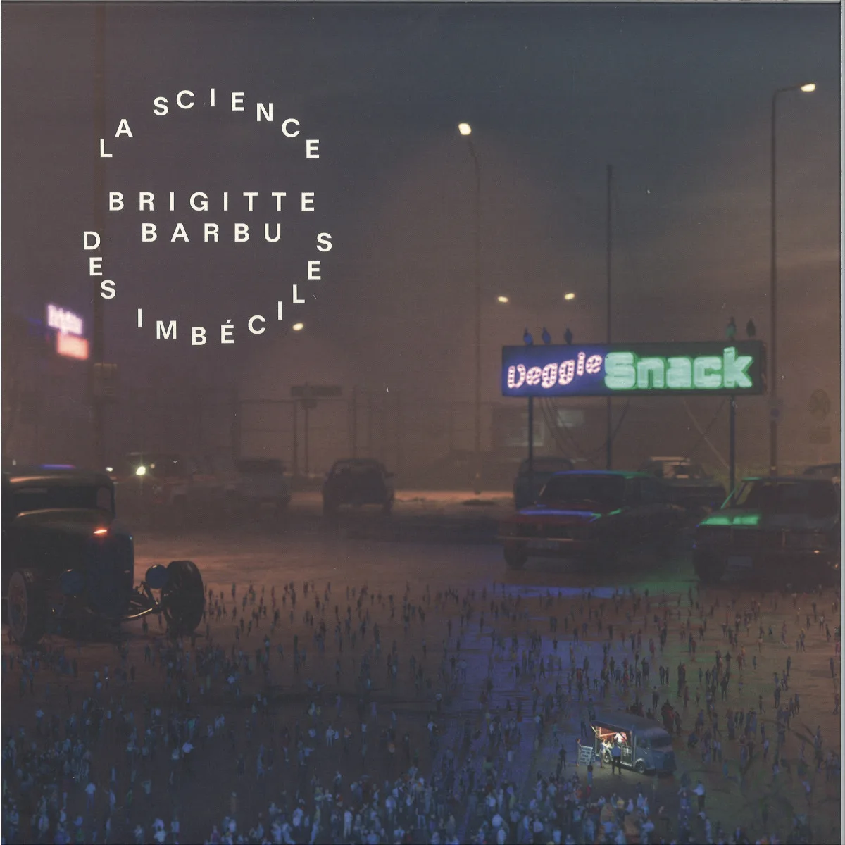 Front cover — Brigitte Barbu — La science des imbéciles LP