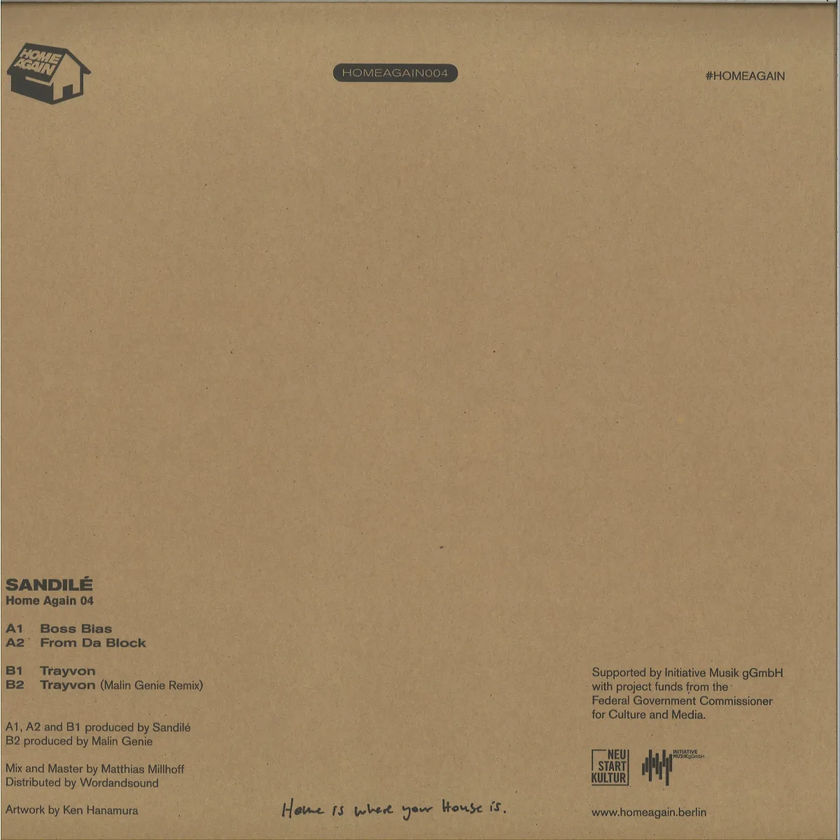 Back cover — Sandilé — Home Again 04