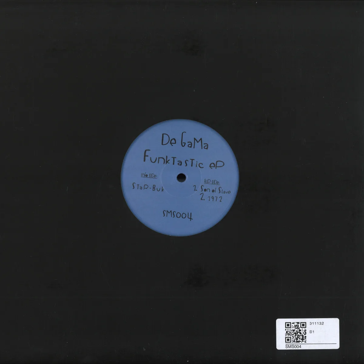 Back cover — De Gama — Funktastic Ep