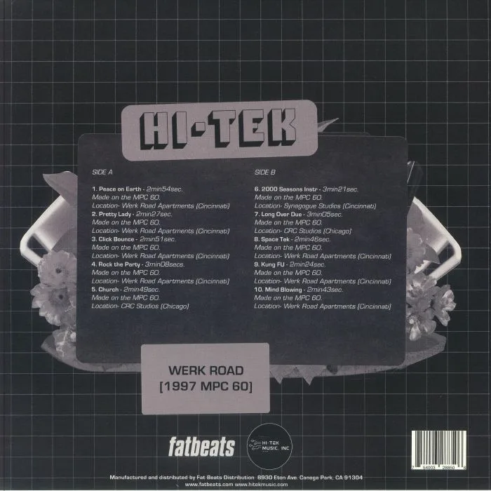 Back cover — HI TEK — Werk Road (1997 MPC 60)
