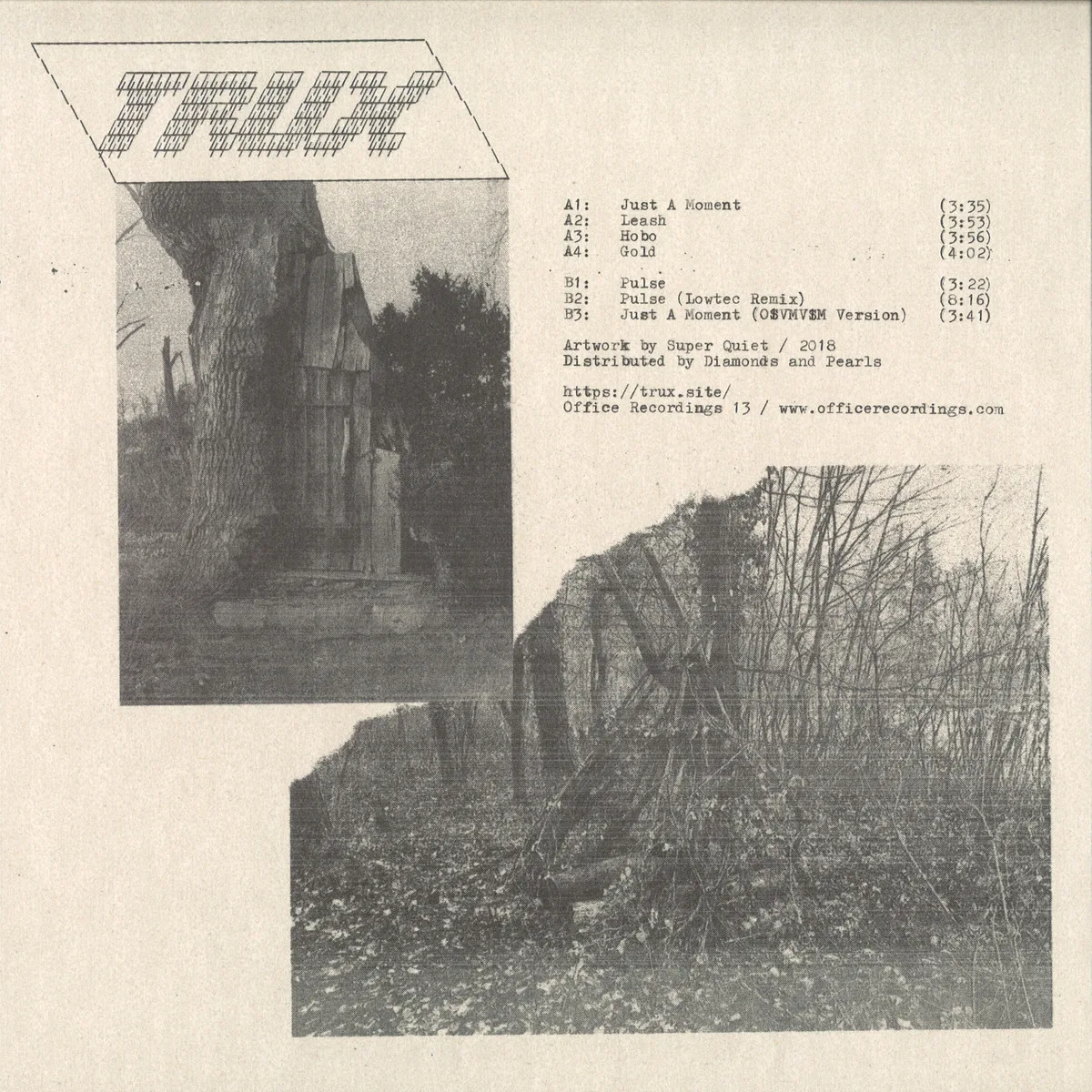 Back cover — Trux — Untitled
