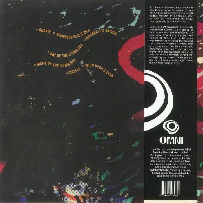 Back cover — SUN RA ARKESTRA — Living Sky