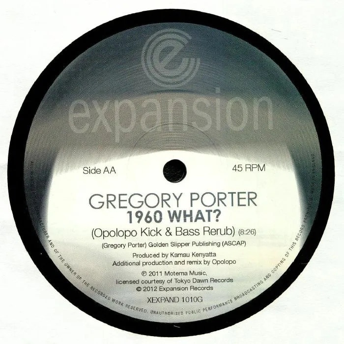 Обратная сторона обложки — Gregory PORTER — 1960 What? (reissue)