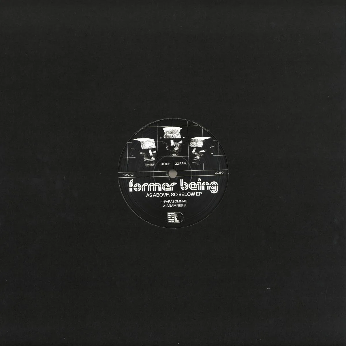 Обратная сторона обложки — Waveratio 618, Former Being — As Above, So Below EP
