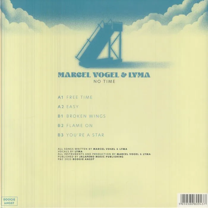 Back cover — Marcel VOGEL / LYMA — No Time