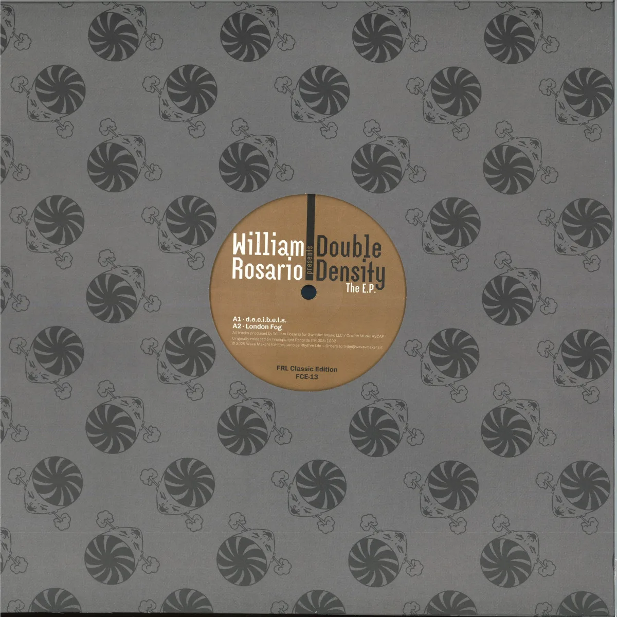 Front cover — William RosariopresentsDouble Density — The E.P.