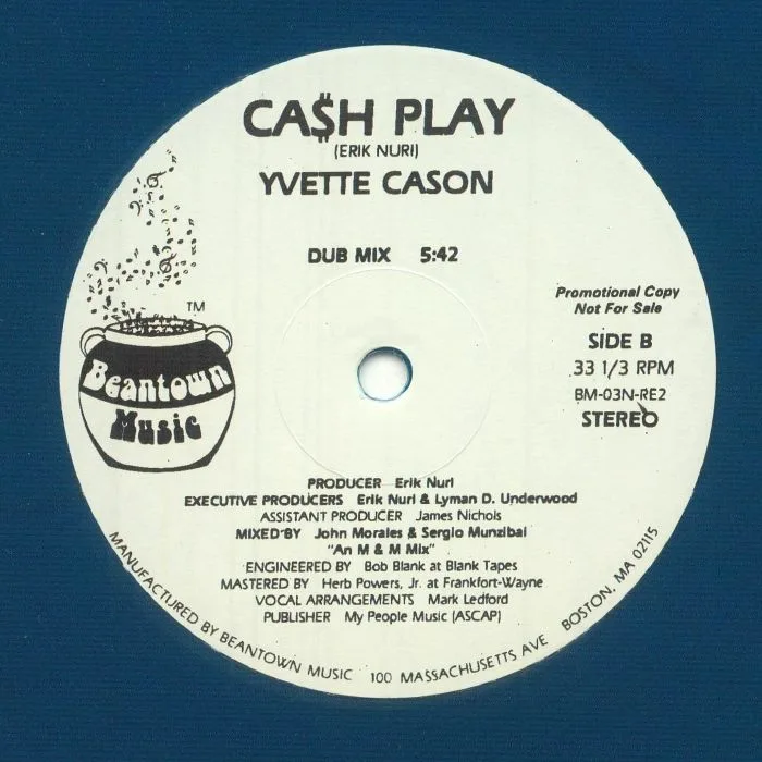 Back cover — Yvette CASON — Cash Play (reissue)
