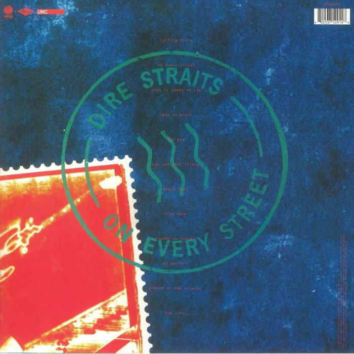 Обратная сторона обложки — DIRE STRAITS — On Every Street