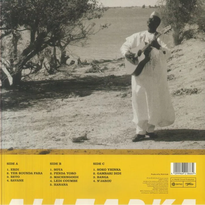 Обратная сторона обложки — Ali Farka TOURE — Savane (20th Anniversary Edition)