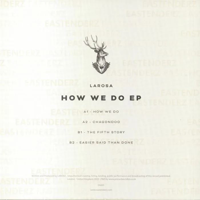 Обратная сторона обложки — LAROSA — How We Do EP