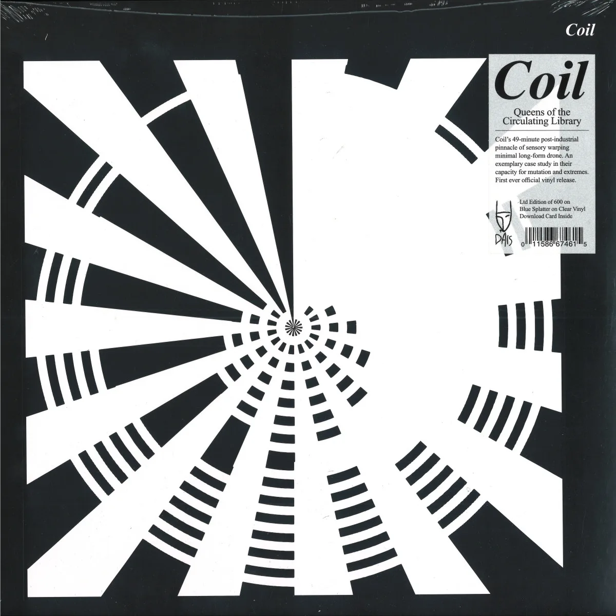Лицевая сторона обложки — Coil — QUEENS OF THE CIRCULATING LIBRARY LP