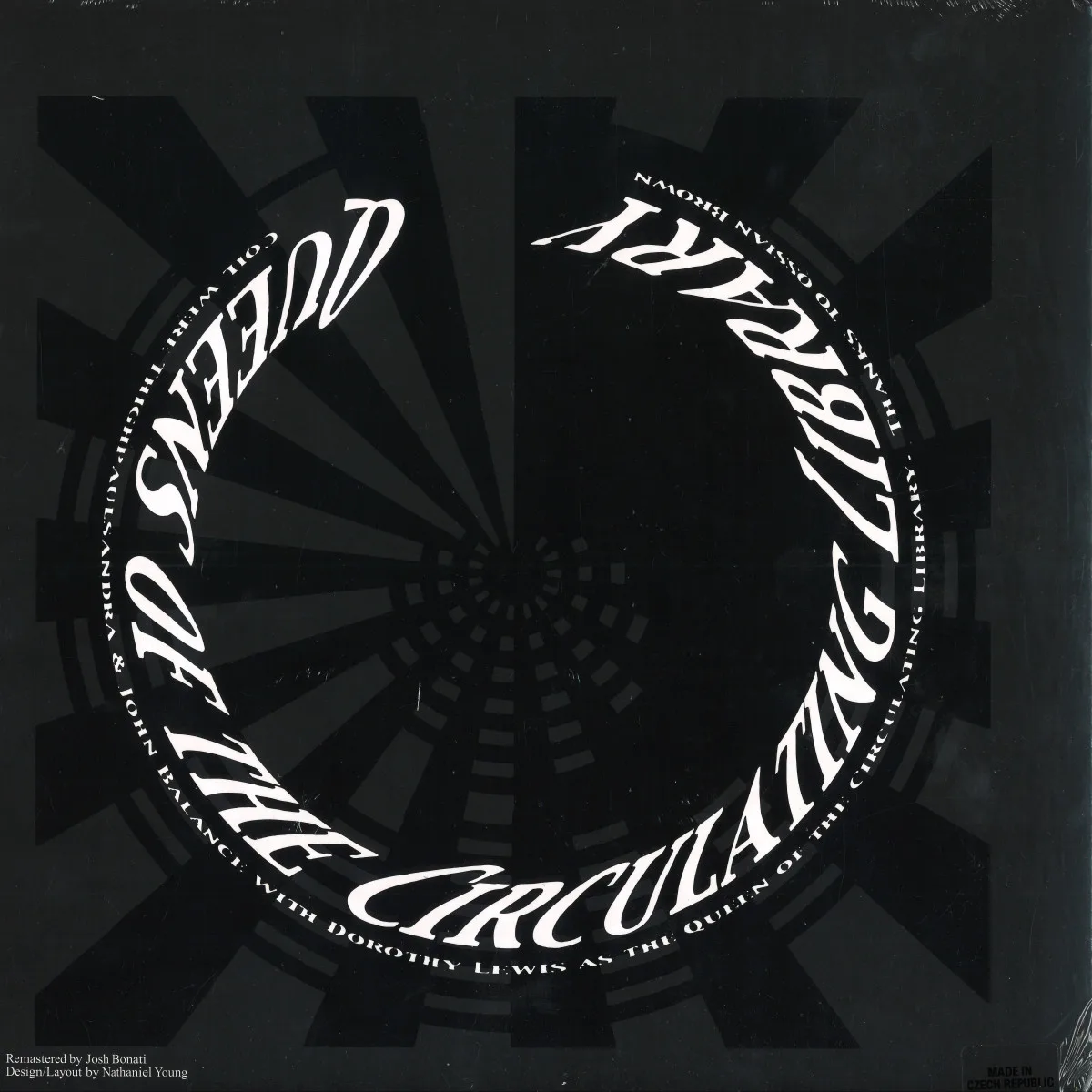 Обратная сторона обложки — Coil — QUEENS OF THE CIRCULATING LIBRARY LP
